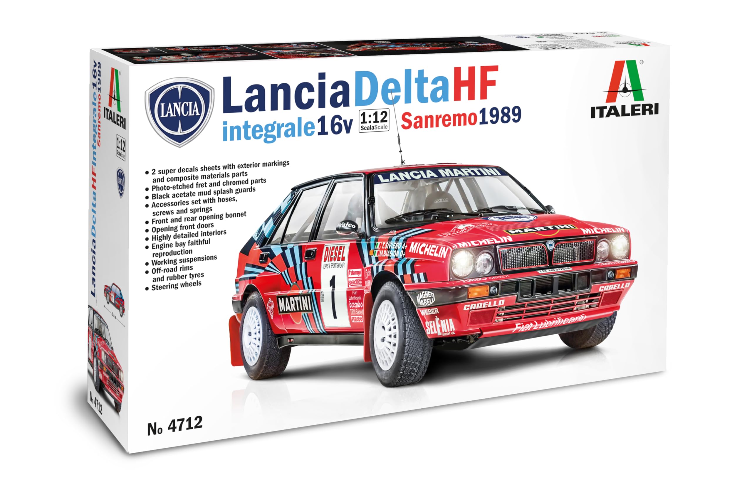 italeri-4712-lancia-delta-hf-integrale-16v-sanremo-1989-kit-plastique-1-12 image 2
