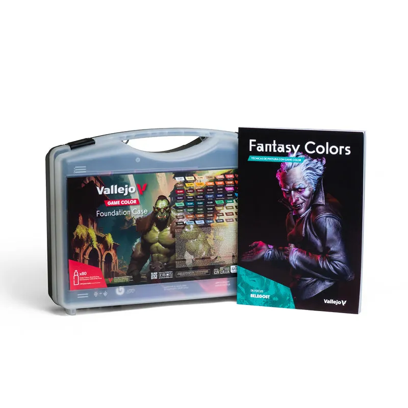 vallejo-game-color-pack-complet-fantasy-colors-livre-et-mallette image 1