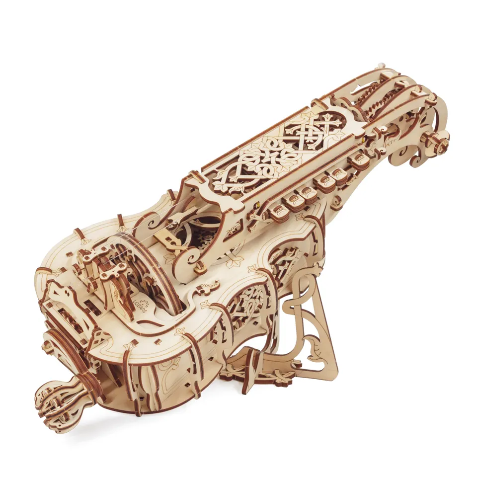 ugears-hurdy-gurdy-maquette-m-canique-en-bois-instrument-de-musique image 1