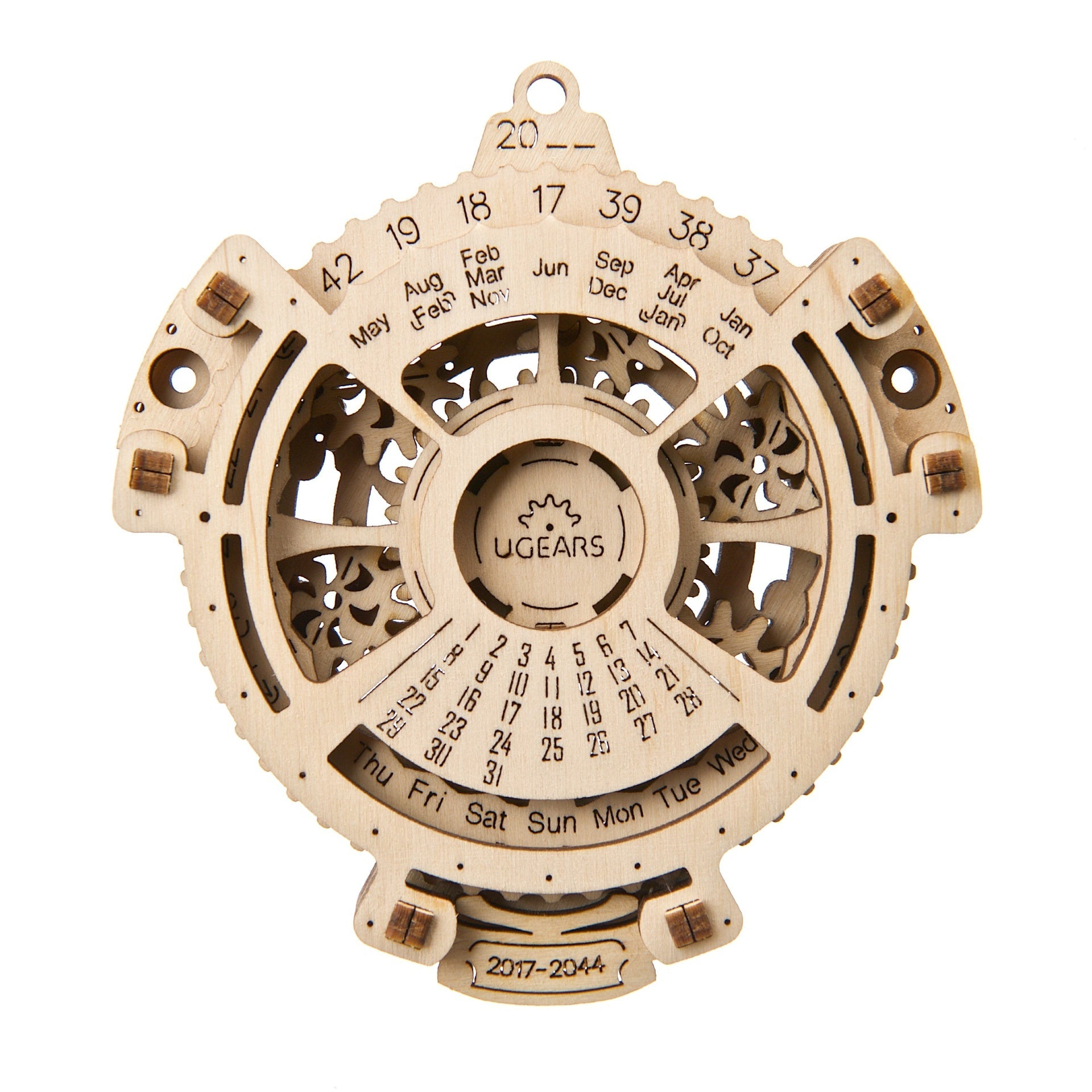 ugears-date-navigator-2-0-calendrier-m-canique-en-bois-steampunk image 1