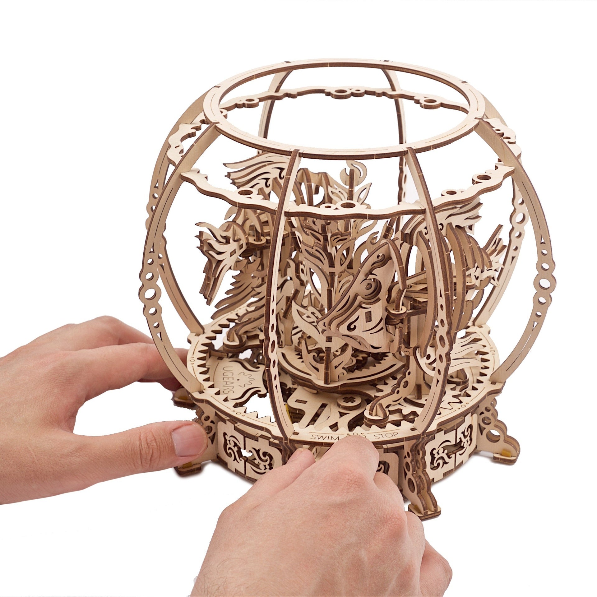 ugears-mechanical-aquarium-maquette-m-canique-en-bois image 4