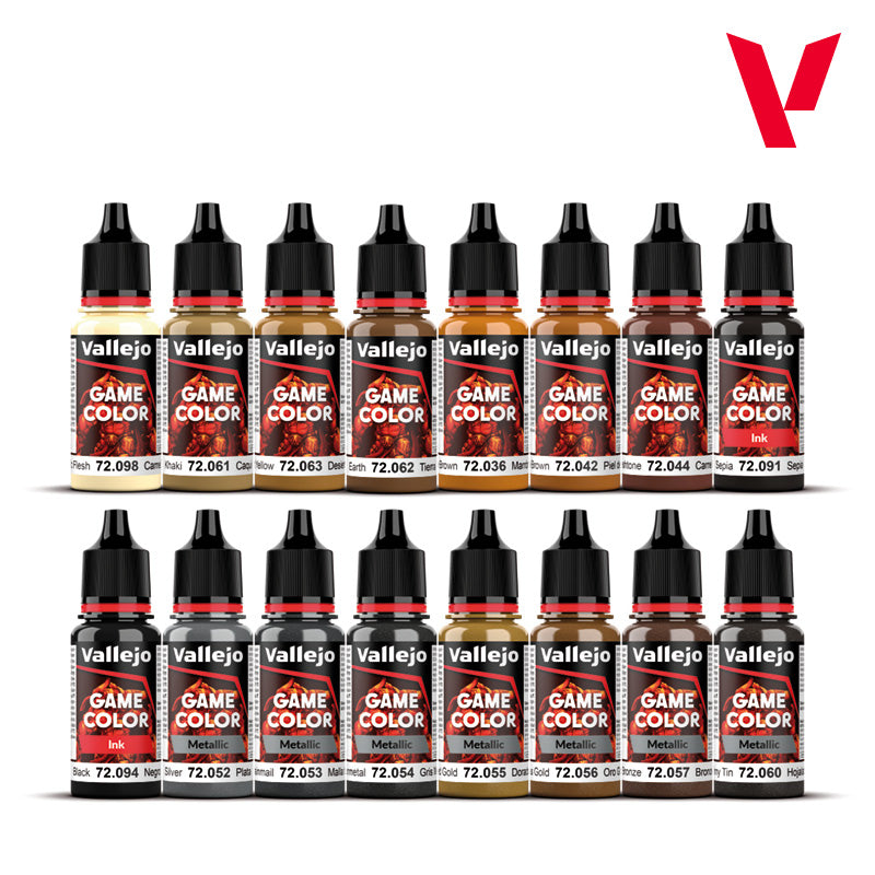vallejo-game-color-set-16-couleurs-cuir-et-m-tal-16-x-18-ml image 3
