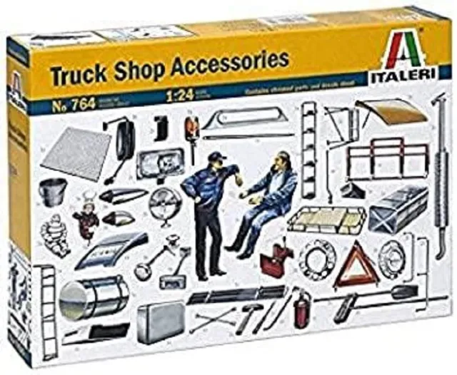 italeri-i764-maquette-camion-accessoires-camion-assembler image 1