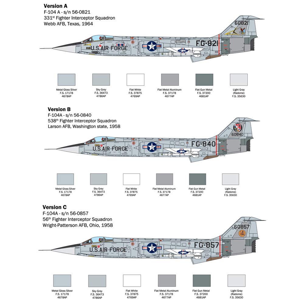 italeri-f-104a-c-starfighter-maquette-avion image 2