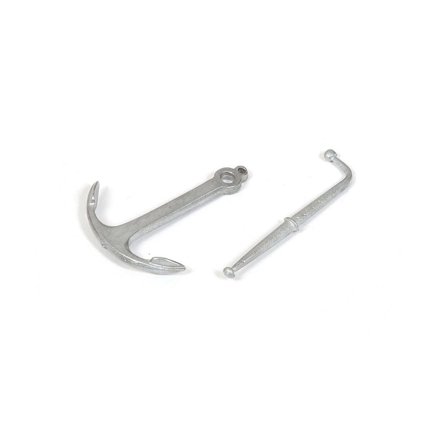 occre-ancre-ancienne-35-mm-avec-jas-lot-de-2-en-zamak-pour-bateaux image 1