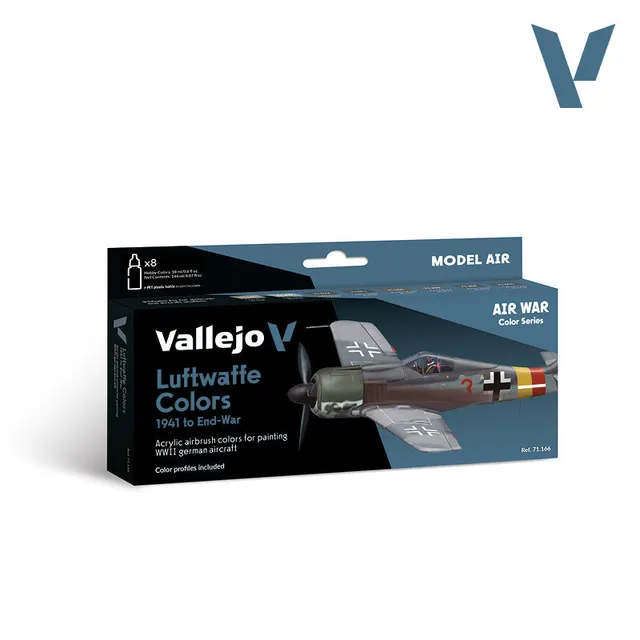 vallejo-model-air-set-8-x-18-ml-couleurs-camouflage-luftwaffe-1941-1945 image 1