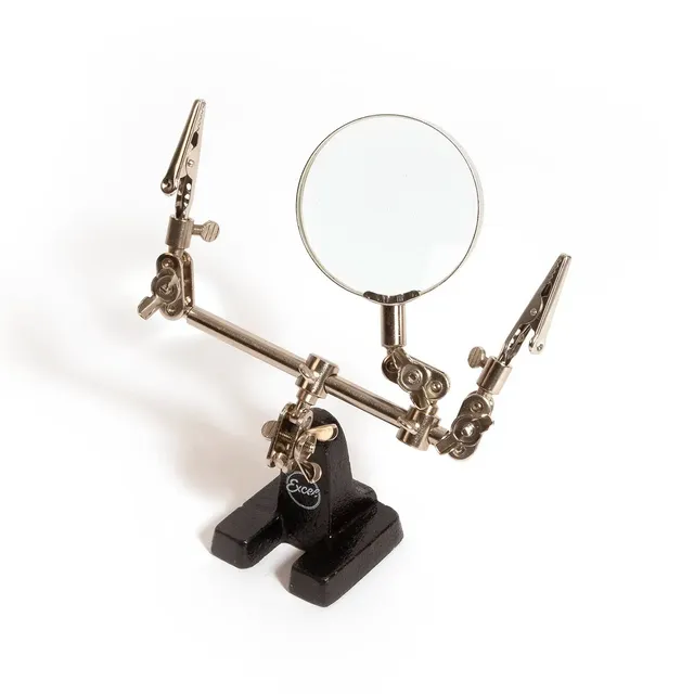 occre-support-de-pr-cision-avec-loupe-et-pinces-articul-es image 1