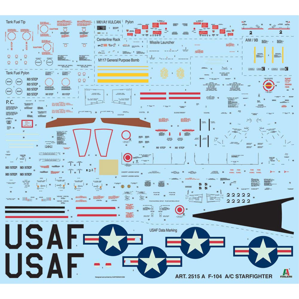 italeri-f-104a-c-starfighter-maquette-avion image 4