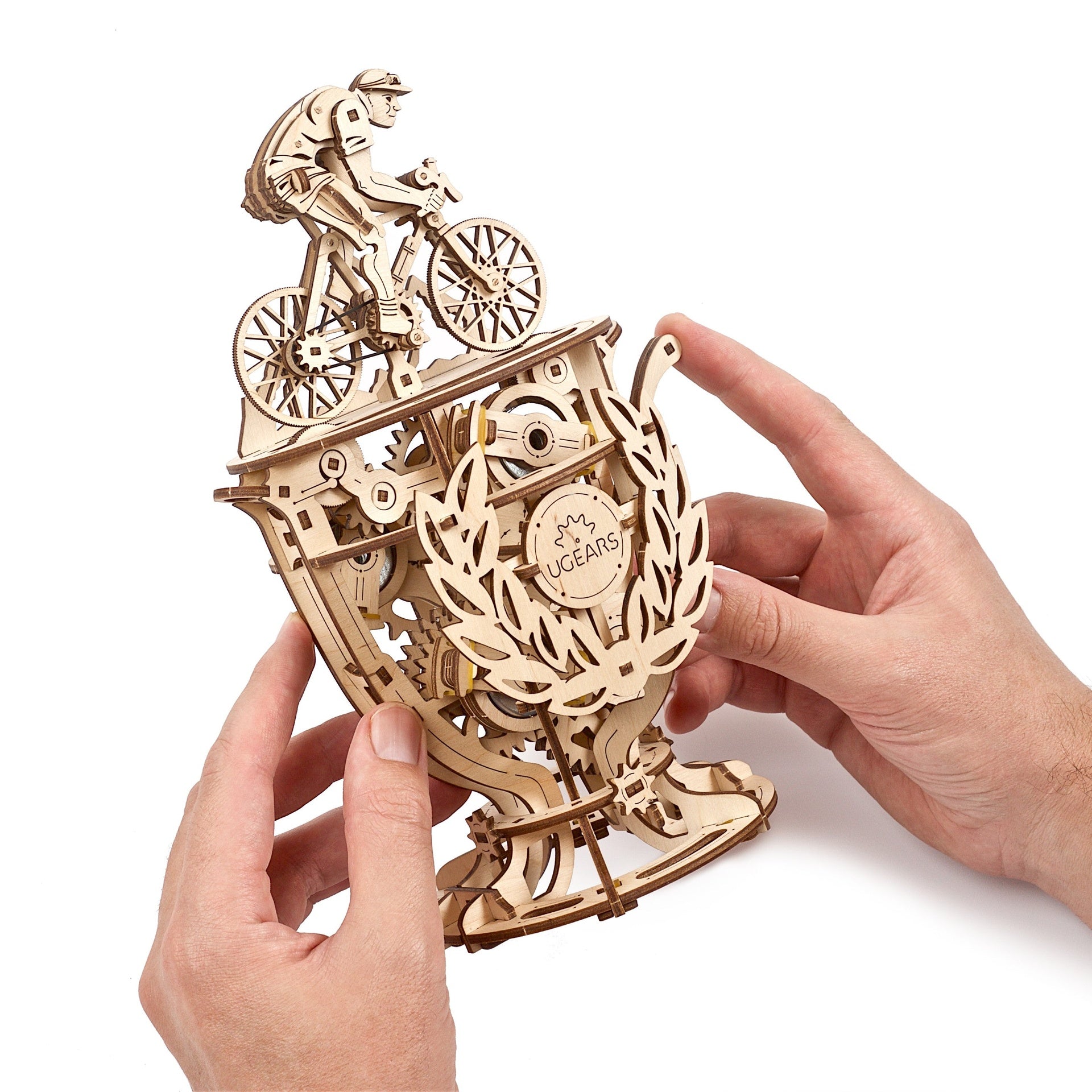 ugears-automaton-cyclist-puzzle-3d-m-canique-en-bois image 4