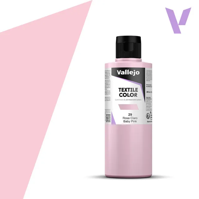 vallejo-couleur-textile-rose-clair-200-ml image 1