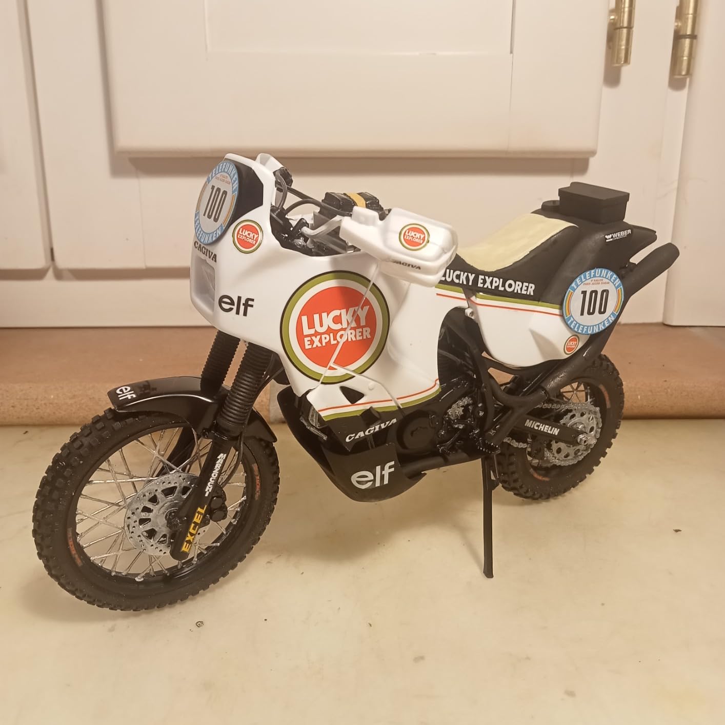Superbe Cagiva Elephant au 1:9