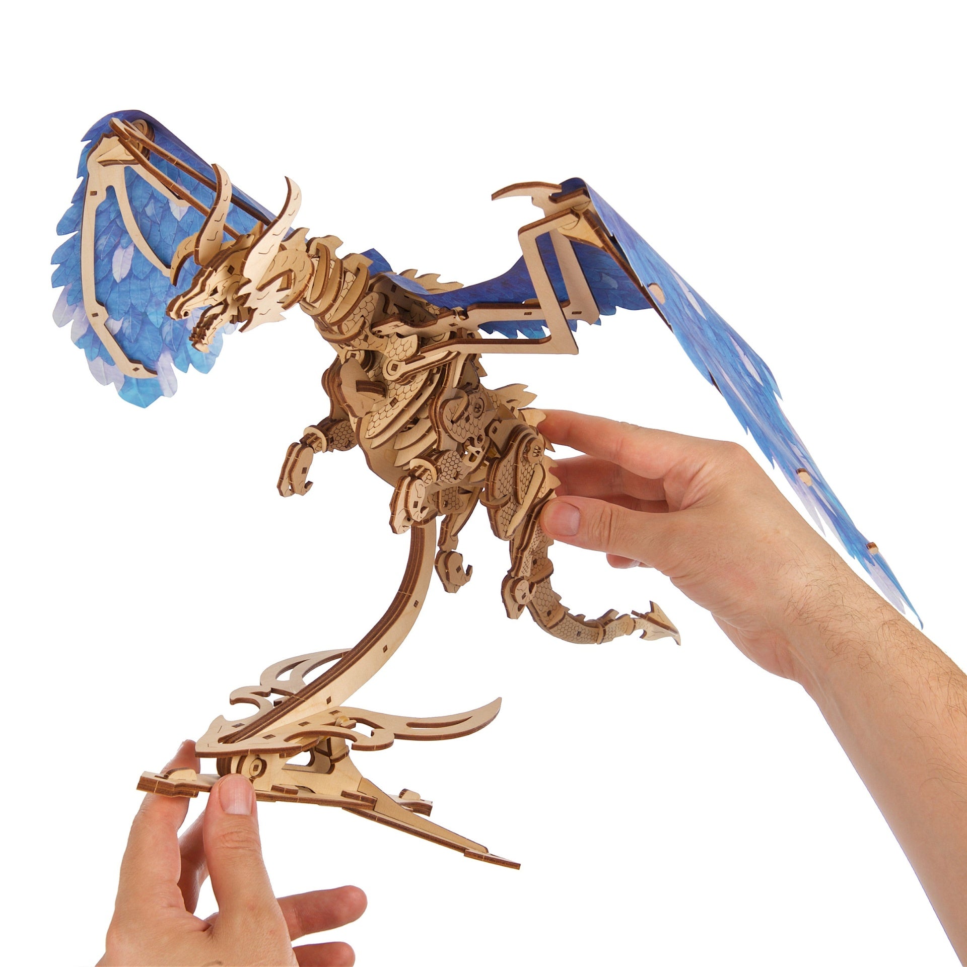 ugears-windstorm-dragon-automate-m-canique-en-bois-3d-construire image 4