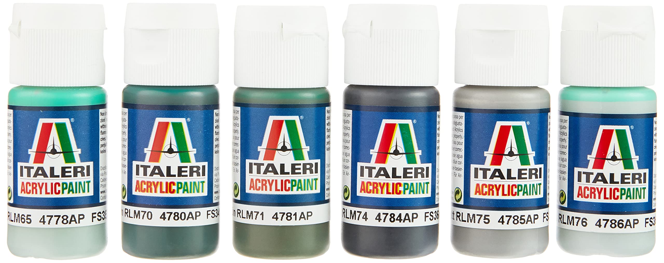 italeri-436-set-6-peintures-acryliques-avions-luftwaffe-wwii image 1