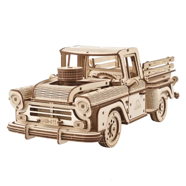ugears-pickup-lumberjack-maquette-bois-m-canique-1959-chevrolet-3100 image 1