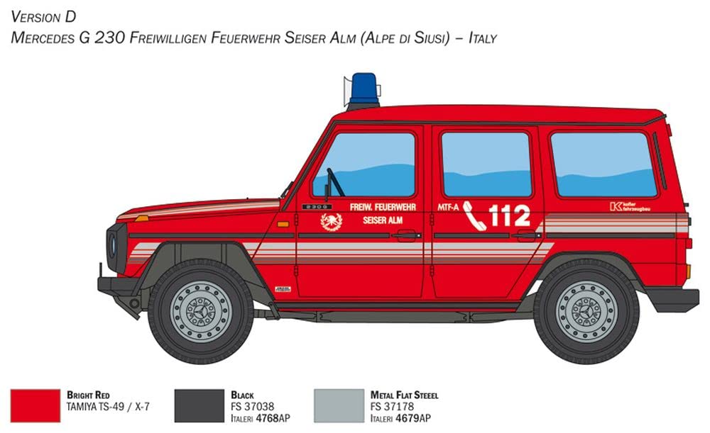 italeri-3663-mercedes-g230-pompier-1-24-maquette-voiture-assembler image 7