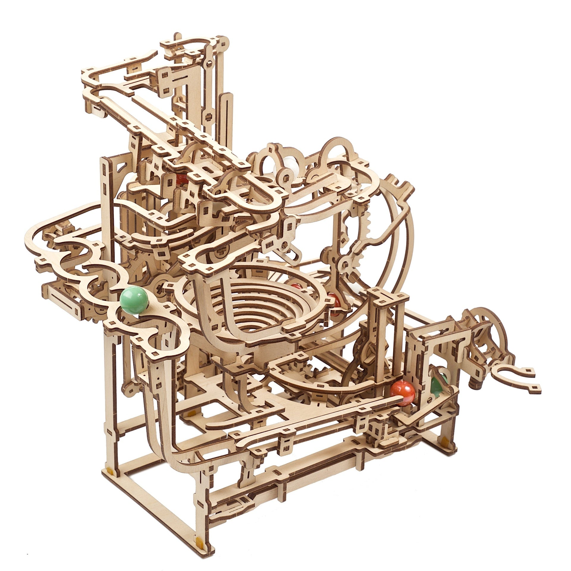 ugears-marble-run-stepped-hoist-circuit-de-billes-m-canique-en-bois image 3