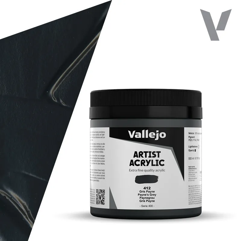 vallejo-peinture-acrylique-gris-de-payne-500-ml-beaux-arts image 1