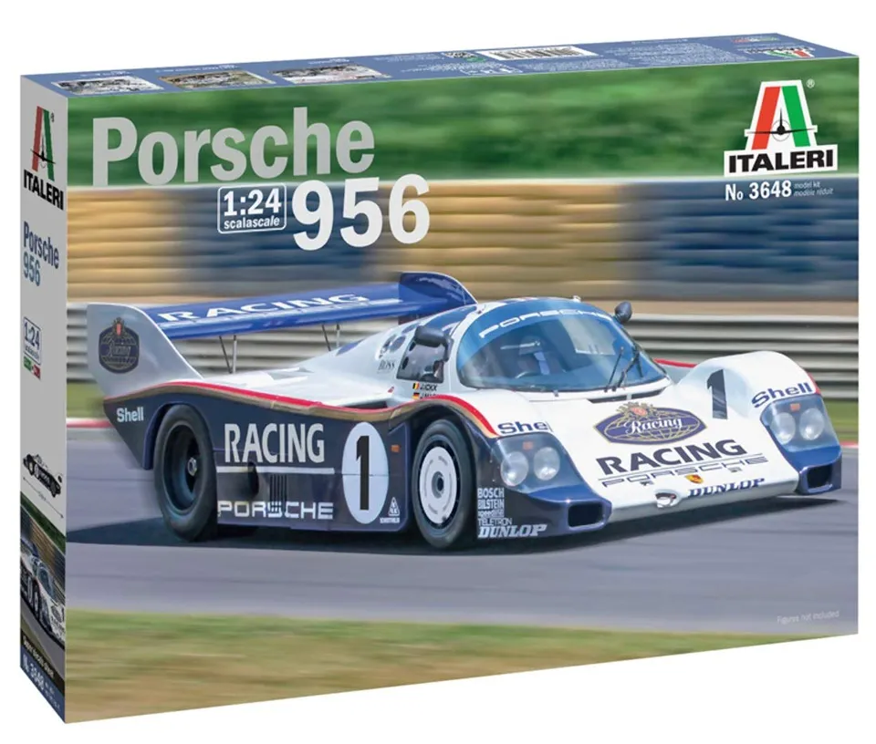 italeri-porsche-956-maquette-voiture-plastique-monter image 1