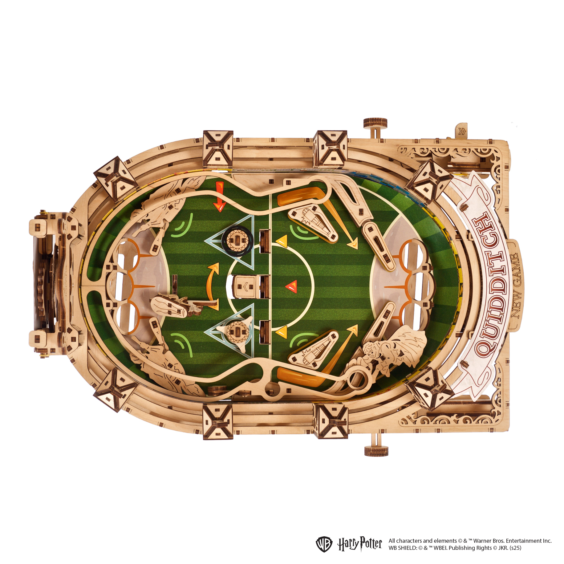 ugears-quidditch-pinball-jeu-de-flipper-m-canique-en-bois-harry-potter image 3