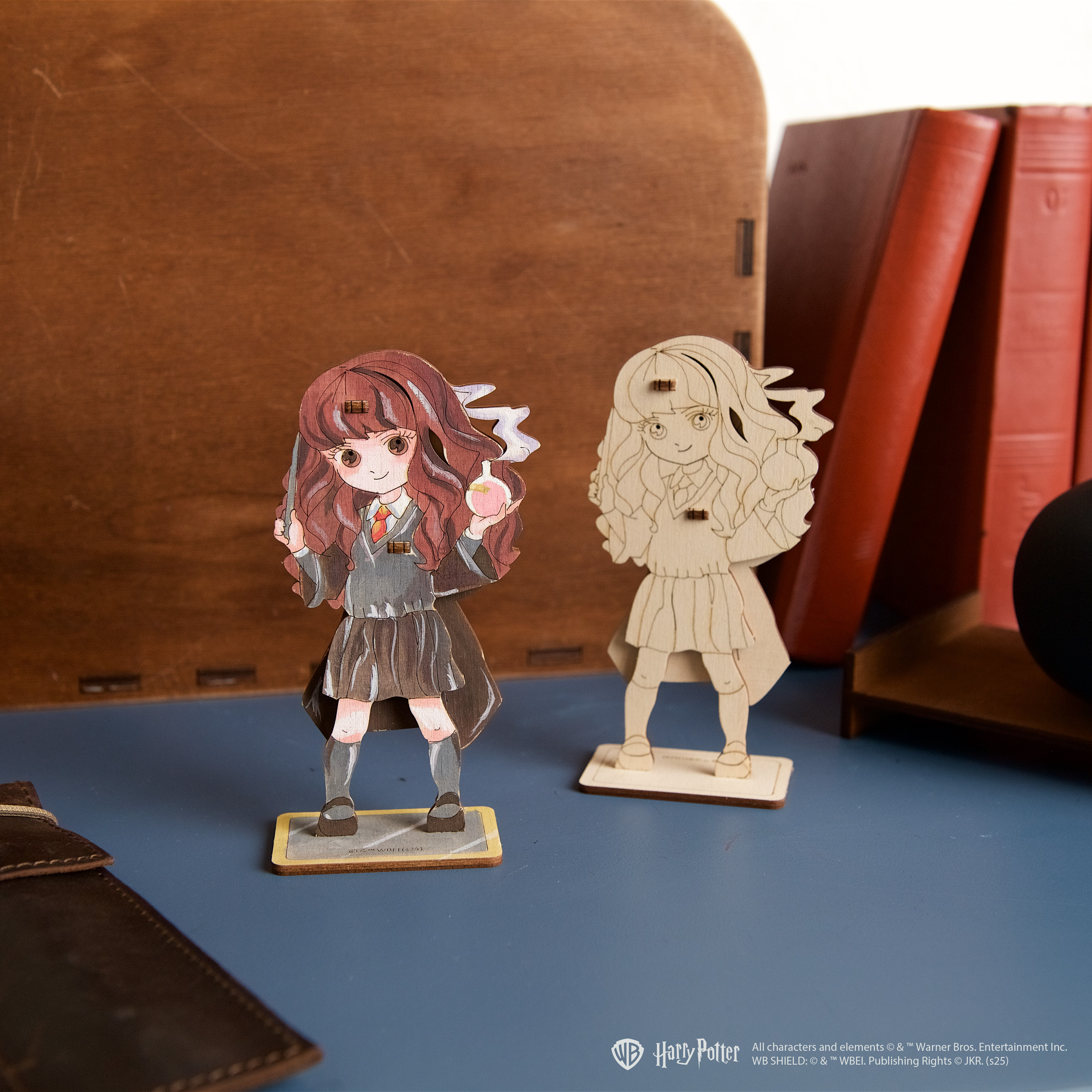 ugears-hermione-granger-maquette-3d-bois-colorier-harry-potter image 5