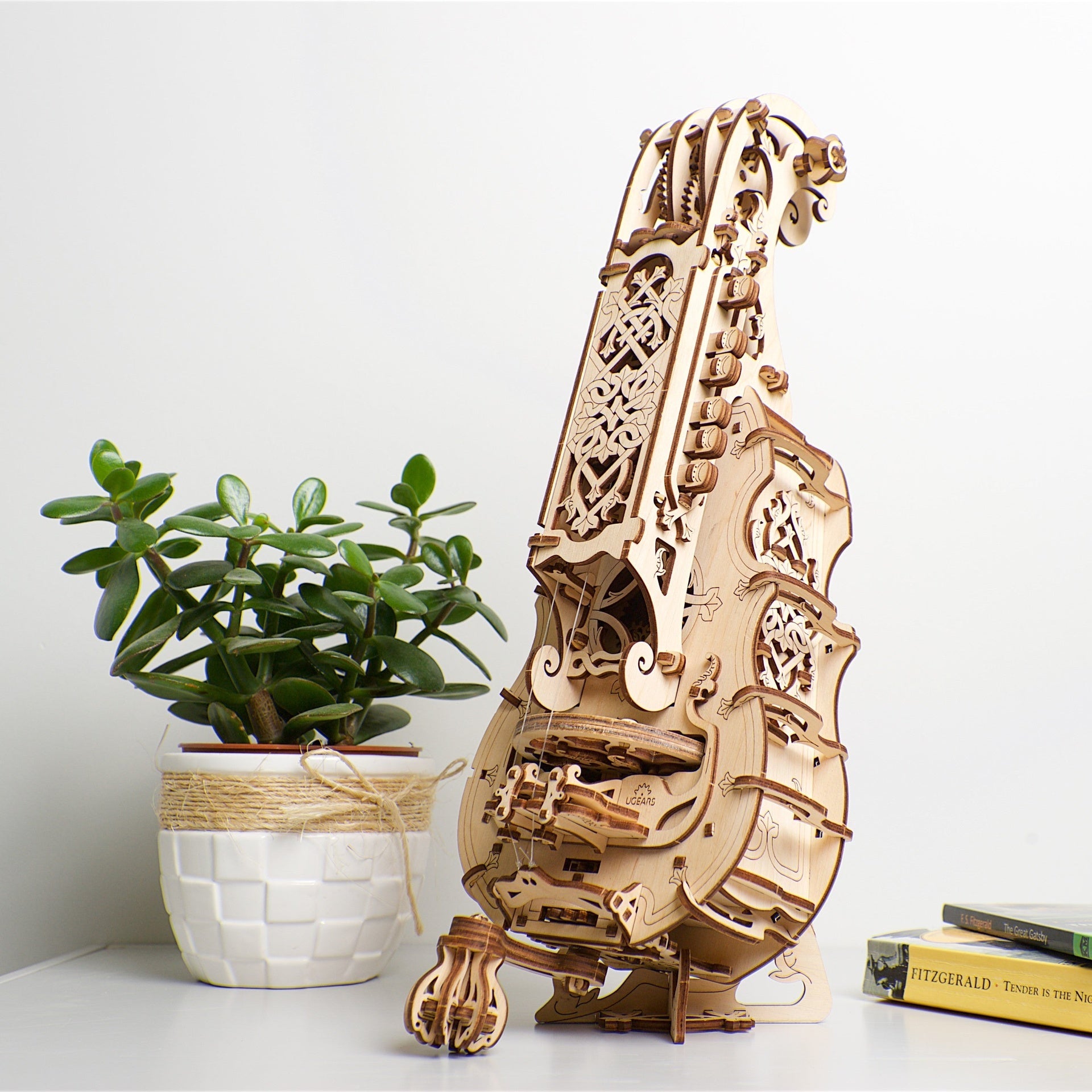 ugears-hurdy-gurdy-maquette-m-canique-en-bois-instrument-de-musique image 8