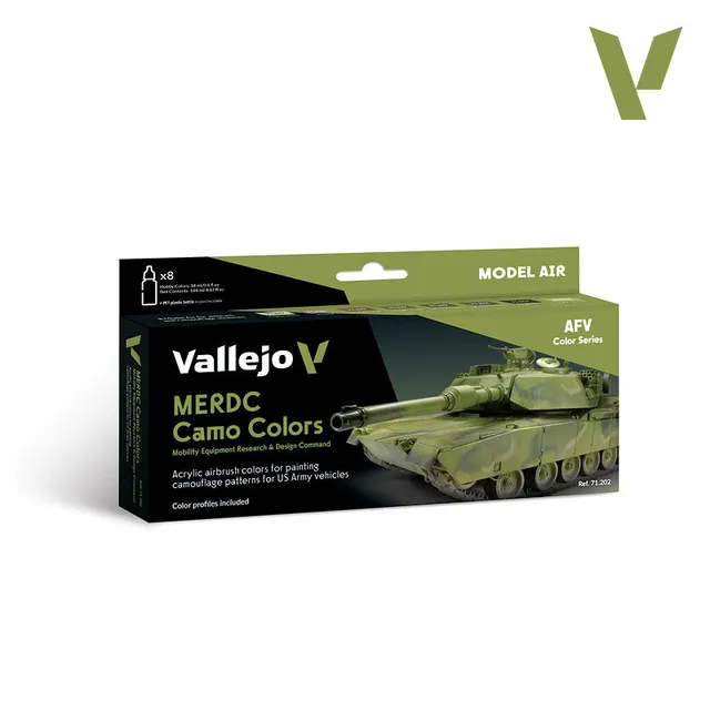 vallejo-model-air-set-8-x-18-ml-camouflages-merdc-v-hicules-us image 1