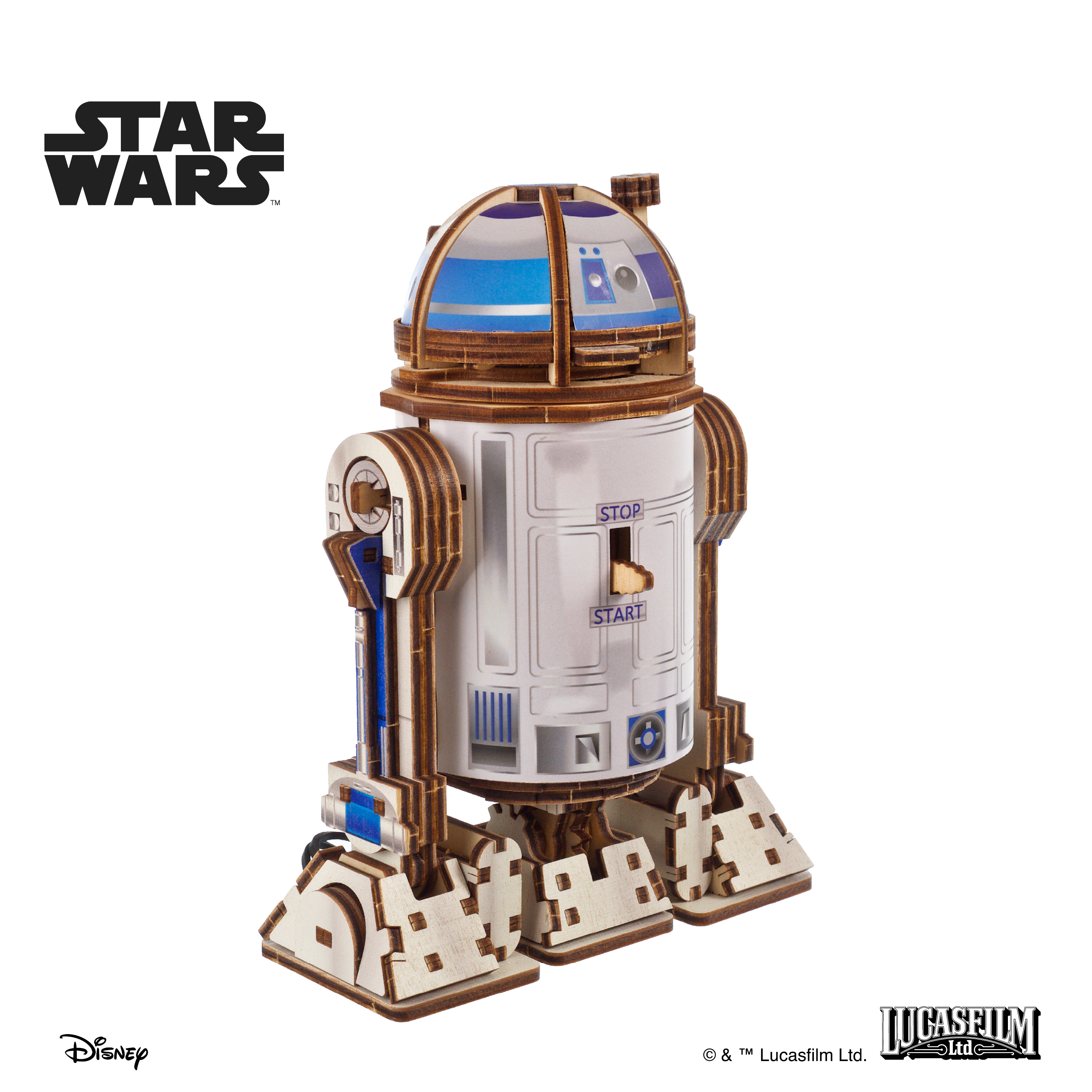 ugears-r2-d2-star-wars-maquette-bois-3d-color-e-avec-led image 6