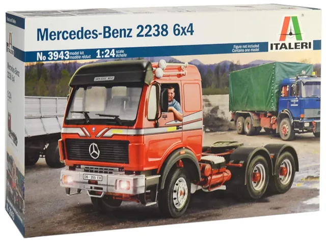 italeri-i3943-mercedes-benz-camion-maquette-plastique-assembler image 1