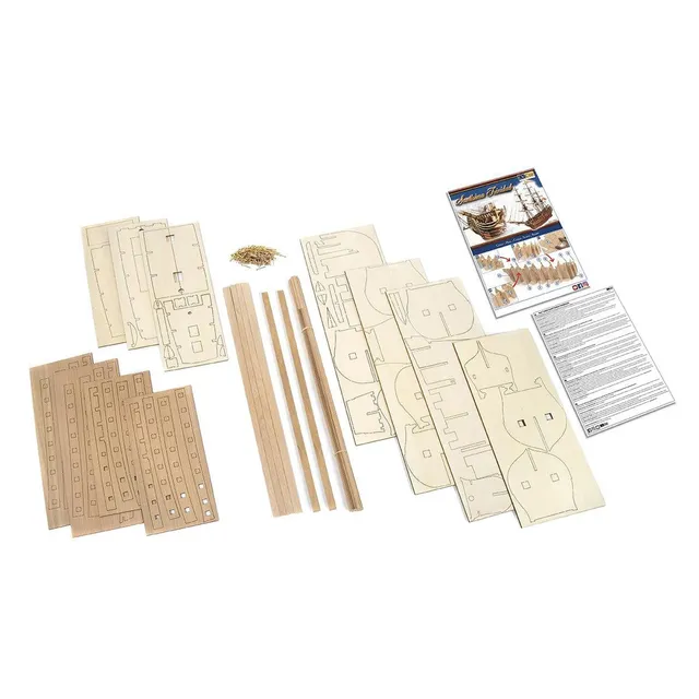 occre-sant-sima-trinidad-pack-1-fascicule-modulaire-pour-maquette-de-bateau image 1