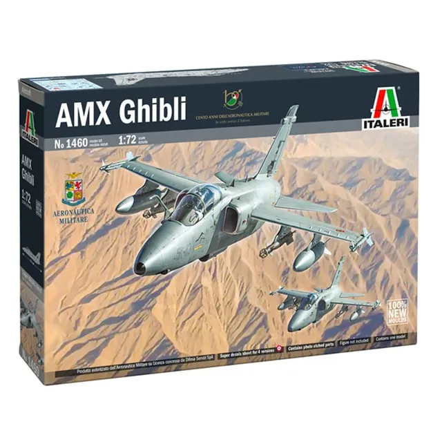 italeri-1460-amx-ghibli-maquette-avion-militaire-1-72 image 1