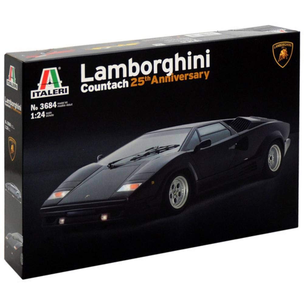 italeri-3684-lamborghini-countach-25th-anniversary-maquette-voiture-1-24 image 1