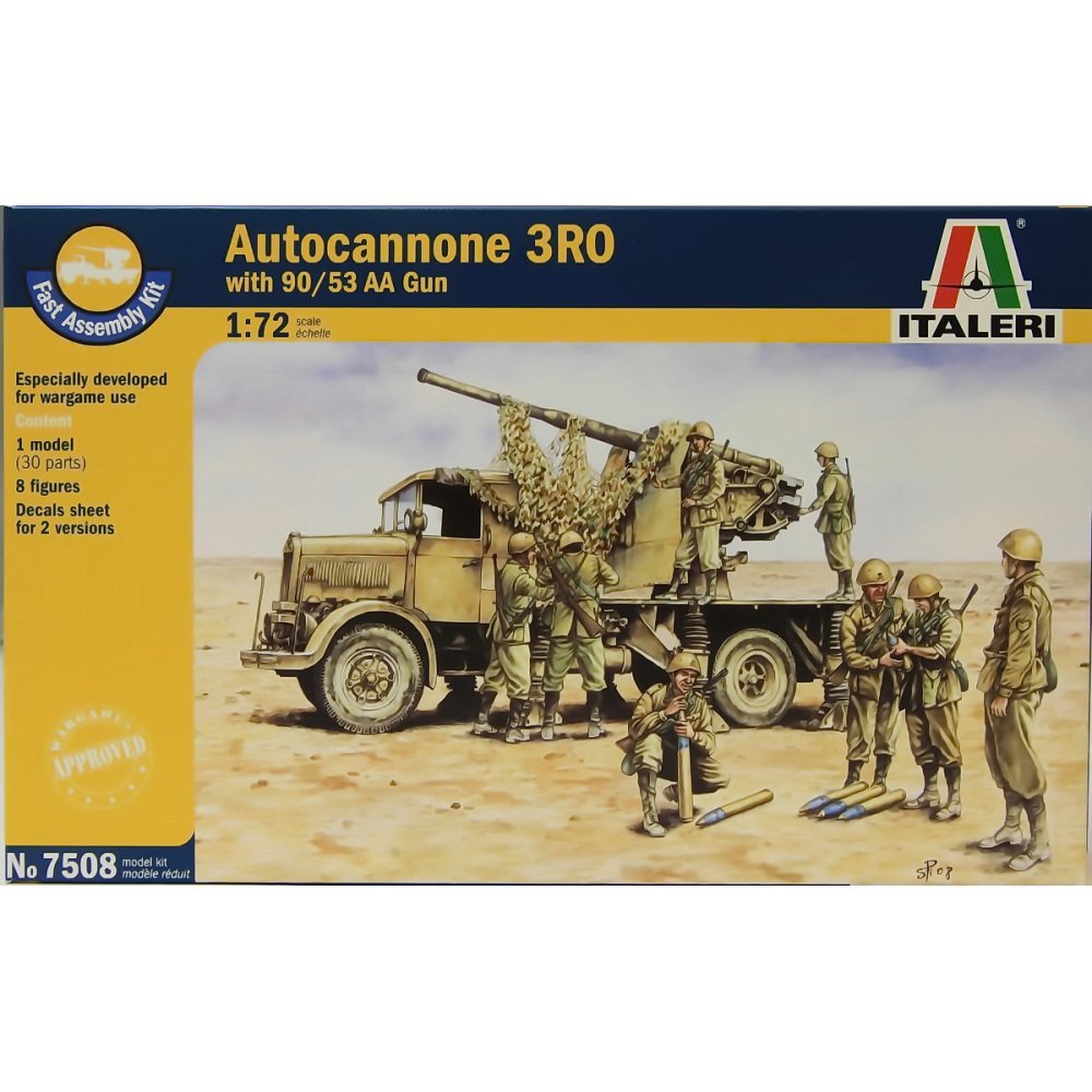 italeri-i7508-autocannone-r0-3-90-53-1-72-maquette-camion-canon image 4
