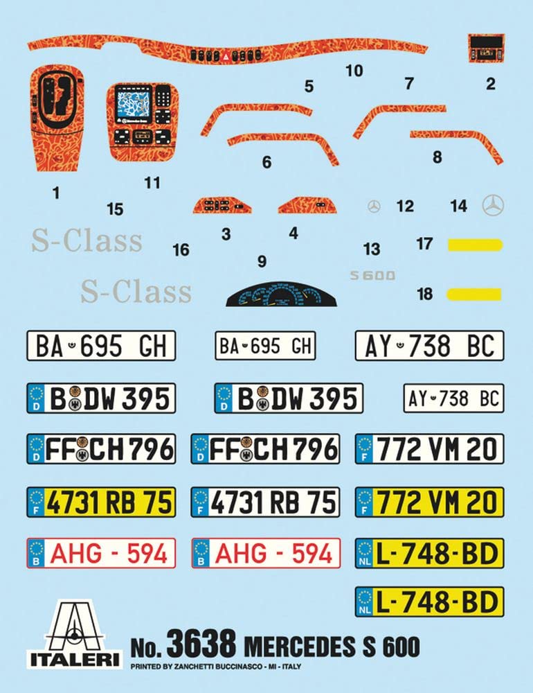 italeri-mercedes-benz-600s-maquette-voiture-classique image 3