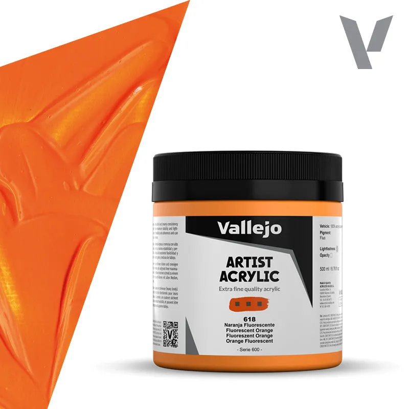 vallejo-peinture-acrylique-orange-fluorescent-500-ml-beaux-arts image 1