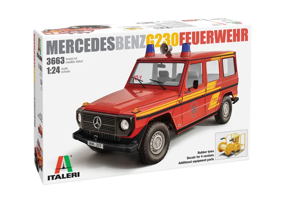 italeri-3663-mercedes-g230-pompier-1-24-maquette-voiture-assembler image 1
