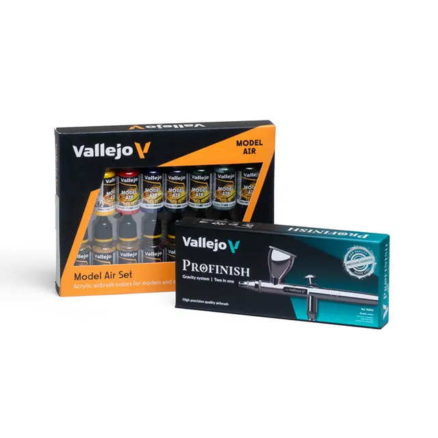 vallejo-airbrush-profinish-set-pack-peinture-model-air-a-rographe image 1