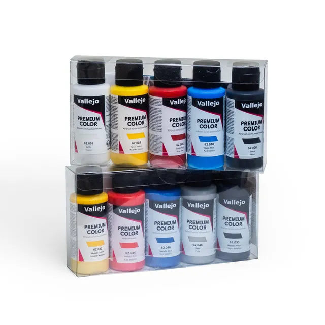 vallejo-premium-color-essential-pack-opaques-et-m-tallis-s-pour-a-rographe image 1