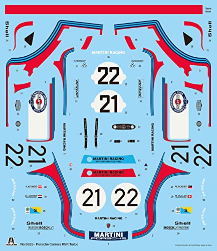 italeri-3625-porsche-934-rsr-1-24-maquette-voiture-plastique-monter image 8