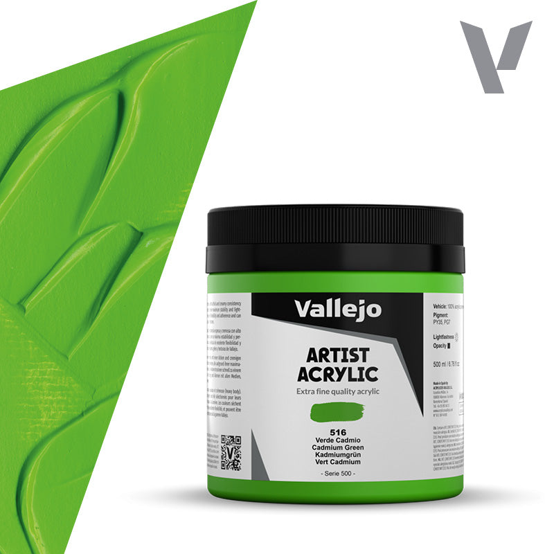 vallejo-peinture-acrylique-vert-cadmium-500-ml-beaux-arts image 1