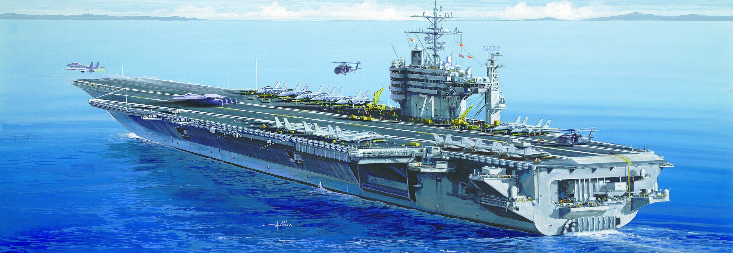 italeri-5531-porte-avions-uss-roosevelt-bateau-1-720-monter image 1
