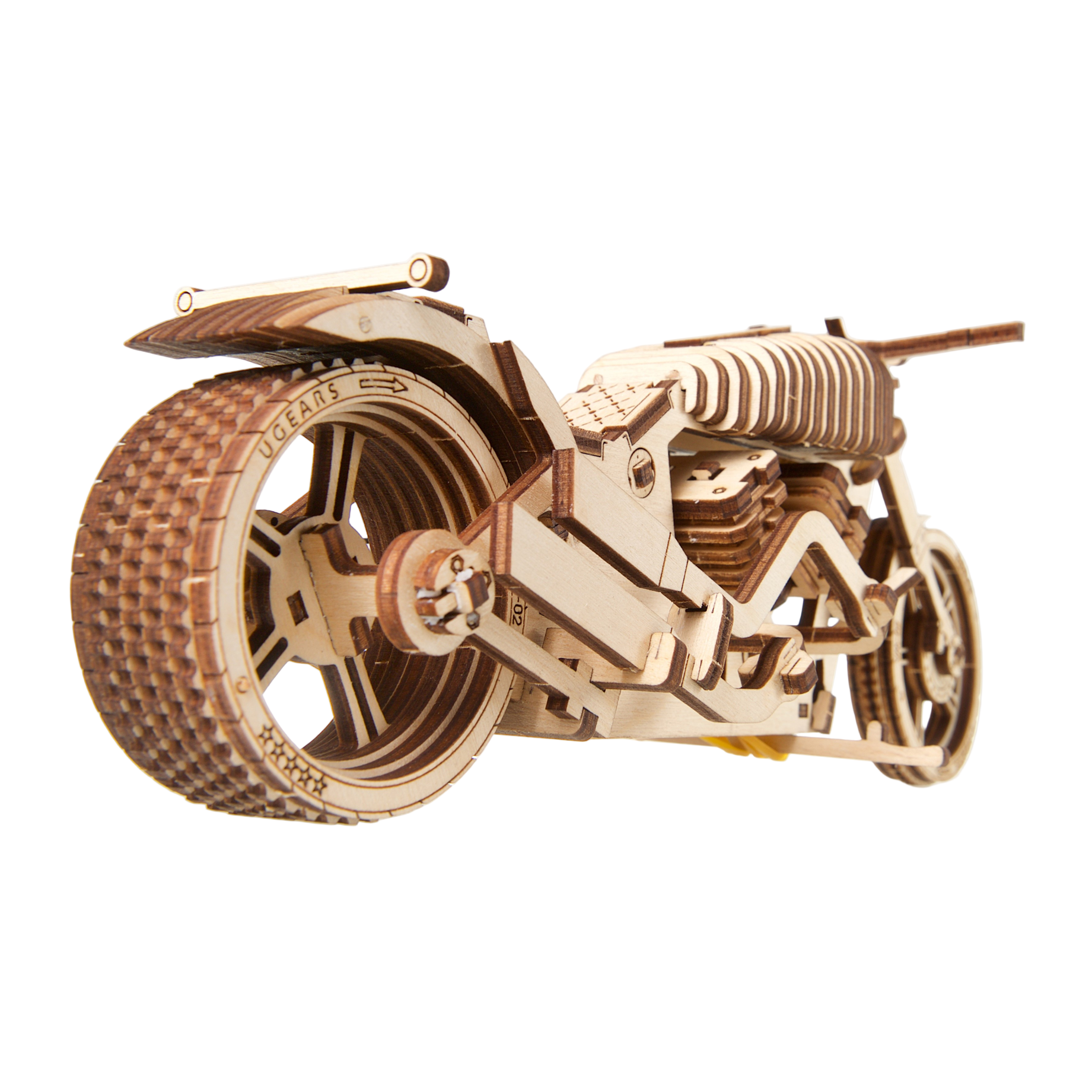 ugears-bike-vm-02-moto-cruiser-m-canique-en-bois image 3