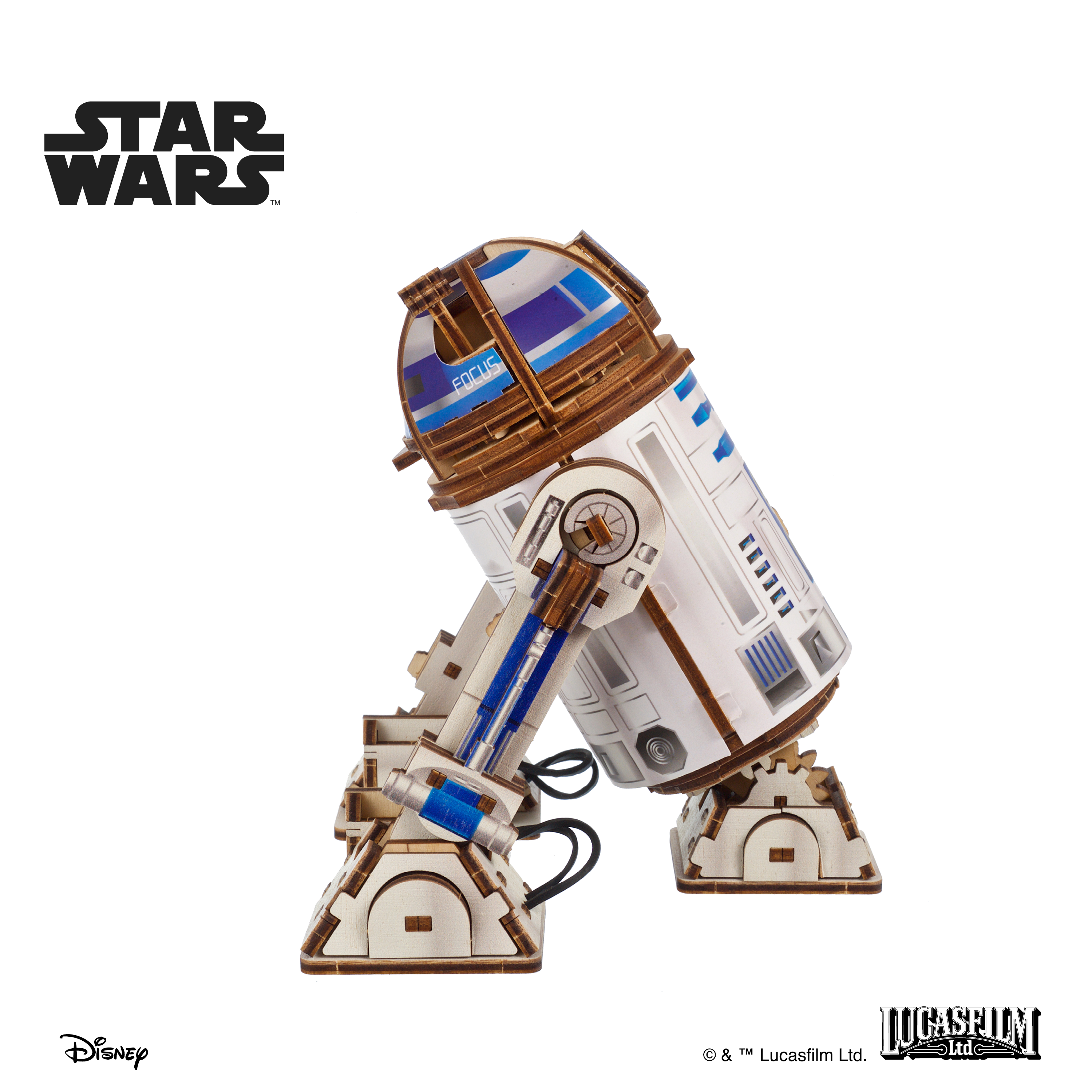 ugears-r2-d2-star-wars-maquette-bois-3d-color-e-avec-led image 3