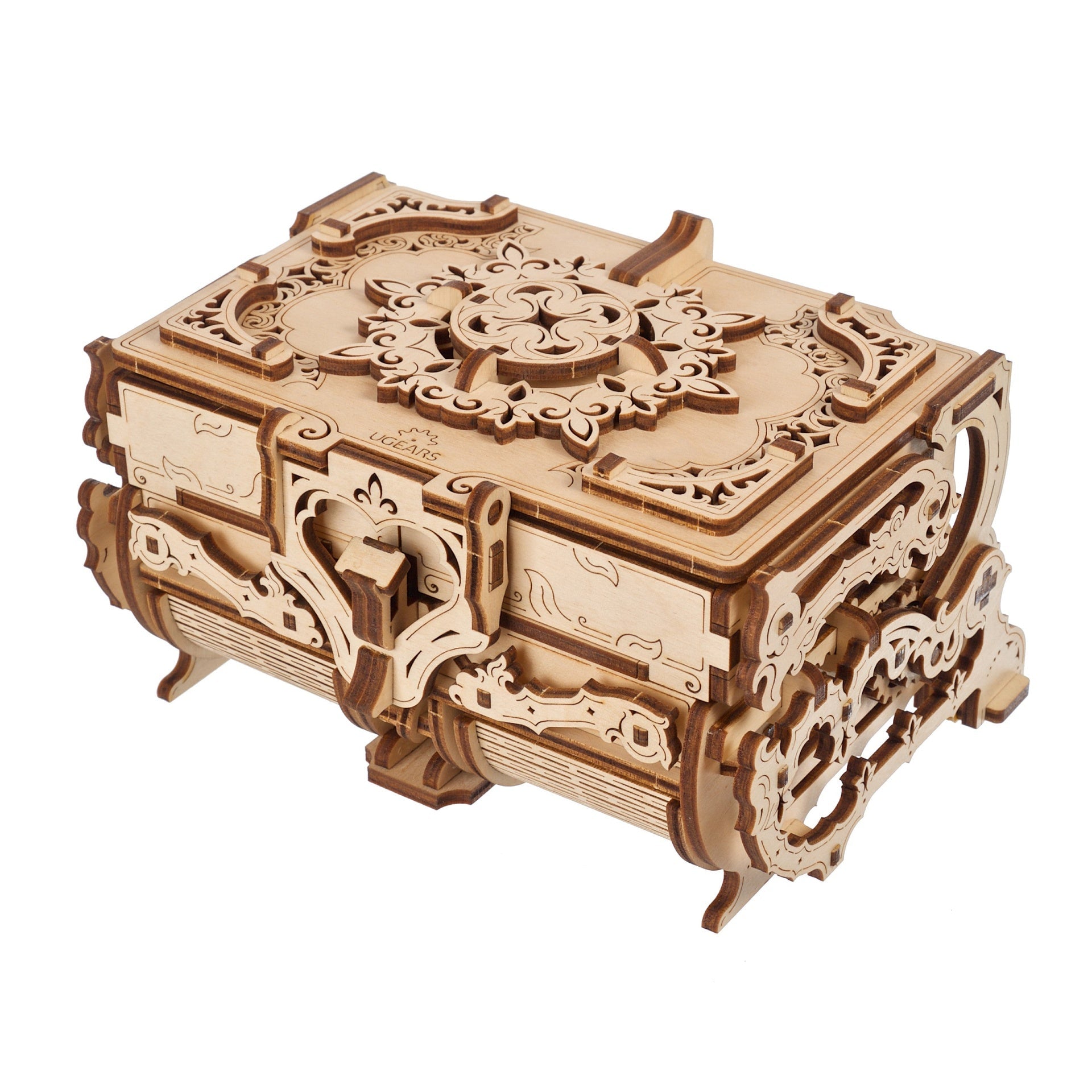 ugears-antique-box-bo-te-m-canique-bois-6-compartiments image 3