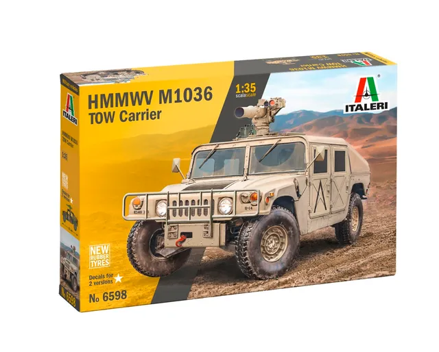 italeri-6598-hmmwv-m966-tow-carrier-1-35-maquette-militaire-monter image 1