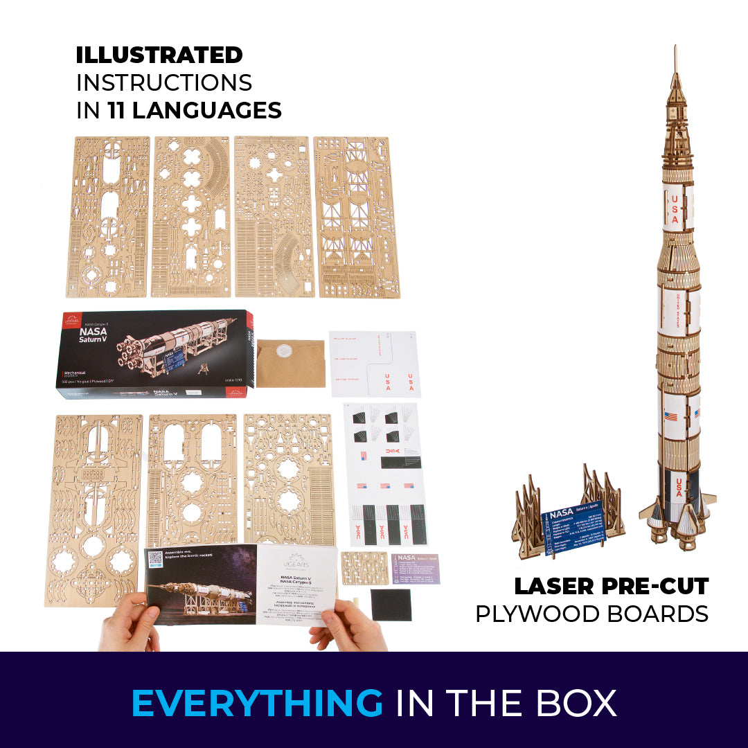 ugears-nasa-saturn-v-maquette-fus-e-bois-m-canique-assembler image 7