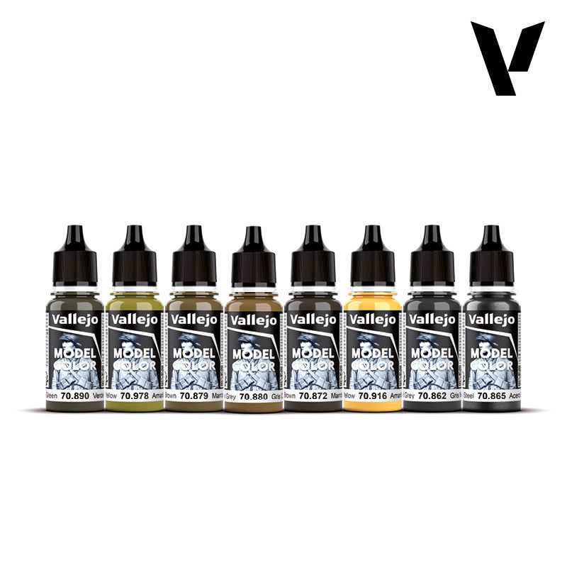 vallejo-model-color-set-8-couleurs-v-hicules-allemands-wwii-8-x-18-ml image 3