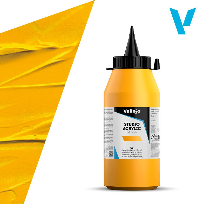 vallejo-belle-arti-peinture-acrylique-jaune-cadmium-imitation-1-l image 1