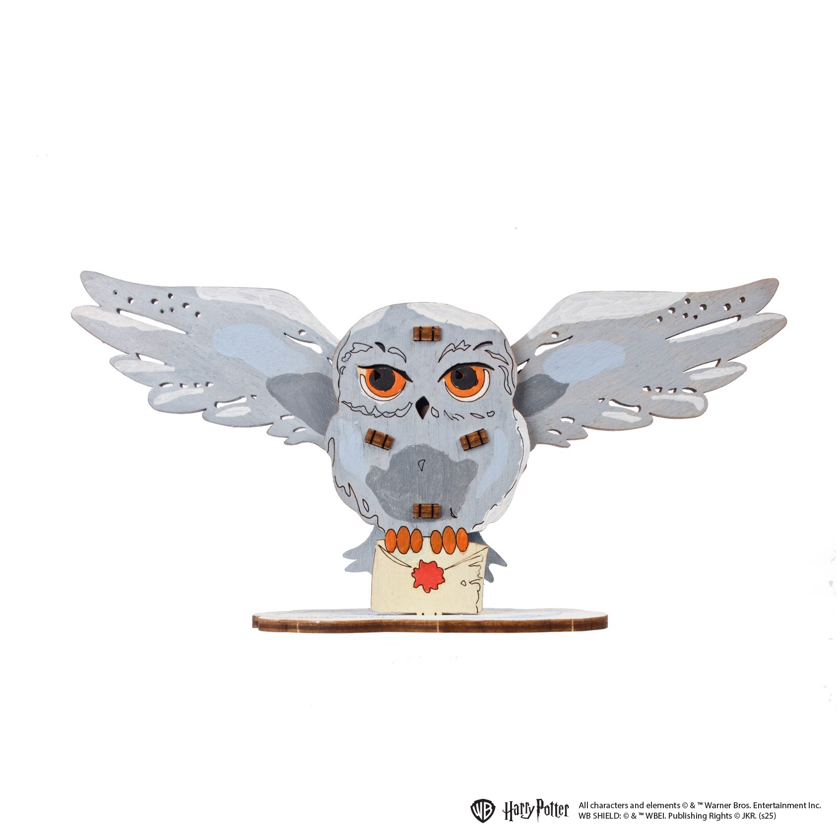 ugears-hedwig-chouette-maquette-bois-3d-colorier-harry-potter image 2