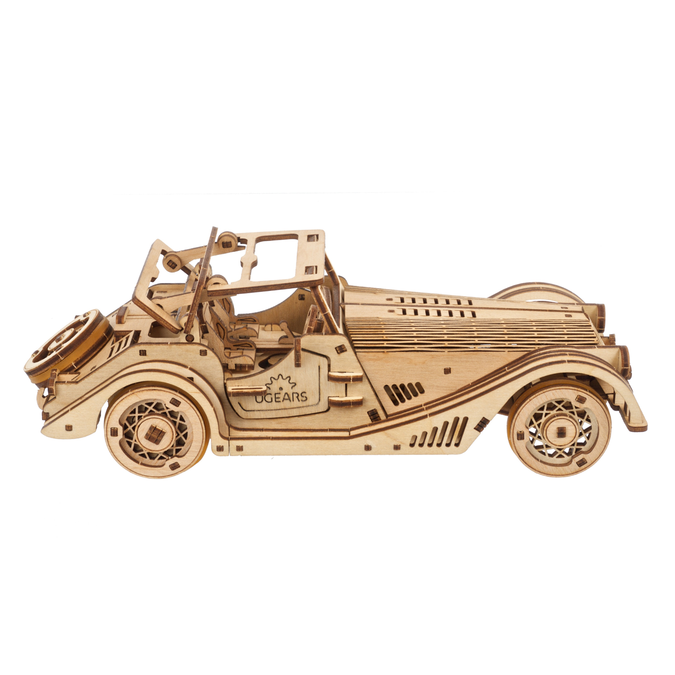 ugears-sports-car-rapid-mouse-roadster-classique-en-bois-m-canique-moteur-ressor image 3