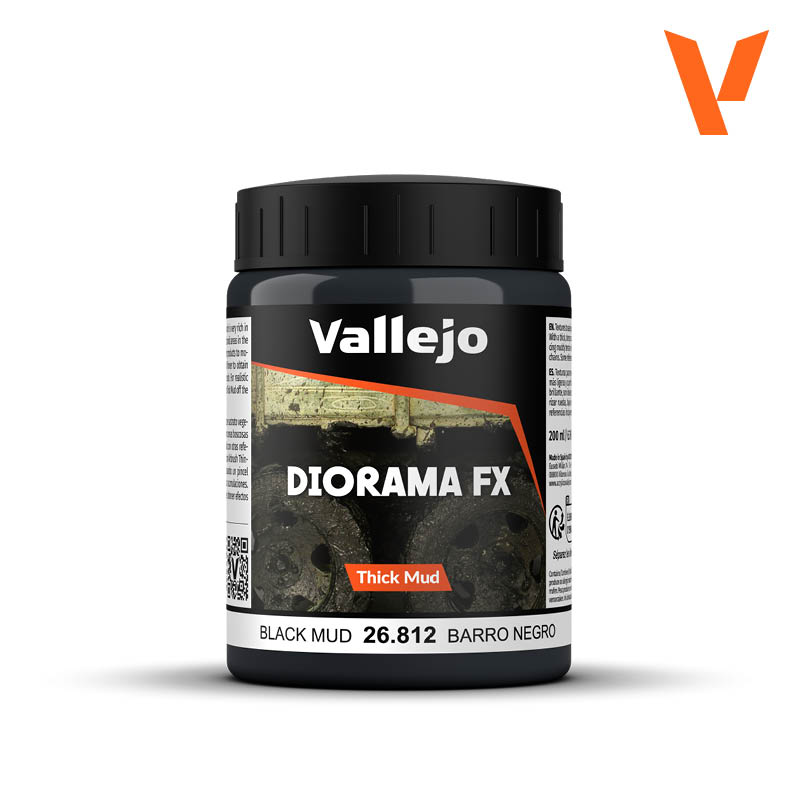 vallejo-diorama-fx-texture-boue-noire-200-ml image 1